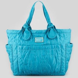Marc Jacobs Nylon Eli’s-A-Baby Diaper Bag in Teal